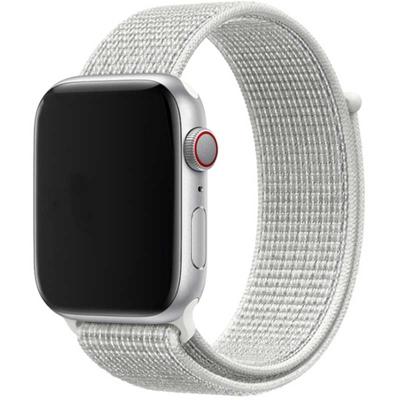 Apple Watch Nylon Geweven Sport Band - Top Wit - 44, 45, 46 & 49mm Apple Watch Nylon Geweven Sport Band - Top Wit - 44, 45, 46 & 49mm