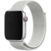 Apple Watch Nylon Geweven Sport Band - Top Wit - 44, 45, 46 & 49mm Apple Watch Nylon Geweven Sport Band - Top Wit - 44, 45, 46 & 49mm