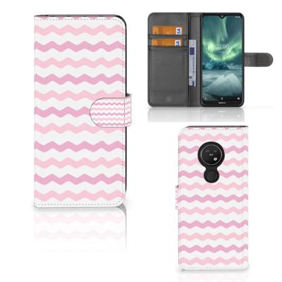 Nokia 7.2 | Nokia 6.2 | Telefoon Hoesje | Waves Roze