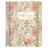 Agenda Finocam CLOE A5 15,5 x 21,2 cm Bruin 2026