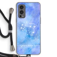 Sterrenbeeld - Licht: OnePlus Nord 2 5G Transparant Hoesje met koord