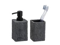 Wenko Zeepdispenser en tandenborstelhouder Villata