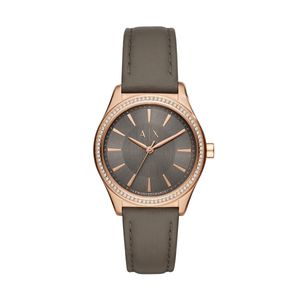 Horlogeband Armani Exchange AX5455 Leder Bruin 18mm
