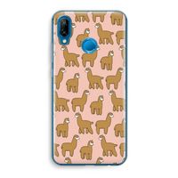 Alpacas: Huawei P20 Lite Transparant Hoesje Alpacas: Huawei P20 Lite Transparant Hoesje