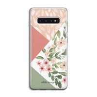 Sweet heaven geometrics: Samsung Galaxy S10 4G Transparant Hoesje