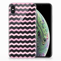 Apple iPhone Xs Max | TPU bumper | Waves Roze