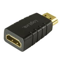 LogiLink HD0105 kabeladapter/verloopstukje HDMI Zwart - thumbnail