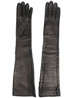 Manokhi gants à coupe longue - Noir