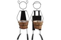Plantenmand figuur Wenda L a2 zwart-L29B28H76CM