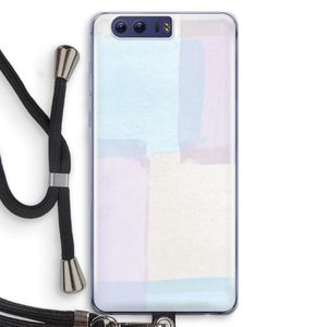 Square pastel: Honor 9 Transparant Hoesje met koord