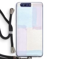 Square pastel: Honor 9 Transparant Hoesje met koord