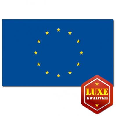 Vlag Europese Unie - 100 x 150 cm - Europa vlaggen - luxe kwaliteit
