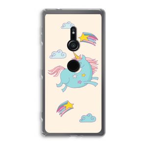 Vliegende eenhoorn: Sony Xperia XZ2 Transparant Hoesje