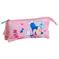 Pennenetui met 3 vakken Minnie Mouse Roze 2,2 x 1,1 x 22,5 cm