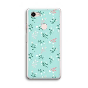 Small white flowers: Google Pixel 3 Transparant Hoesje