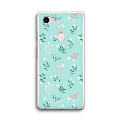 Small white flowers: Google Pixel 3 Transparant Hoesje