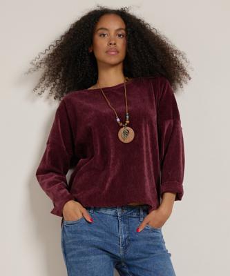 velvet top met ketting velvet top met ketting