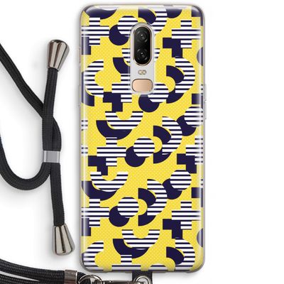 8-bit N°3: OnePlus 6 Transparant Hoesje met koord
