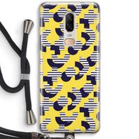 8-bit N°3: OnePlus 6 Transparant Hoesje met koord