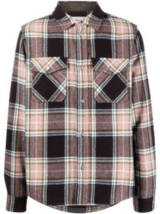 Woolrich chemise Alaskan Melton à carreaux - Rose