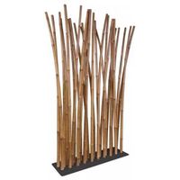 Bamboe roomdivider naturel - thumbnail