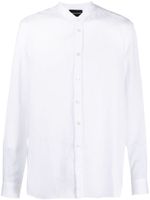 Emporio Armani chemise en lin - Blanc