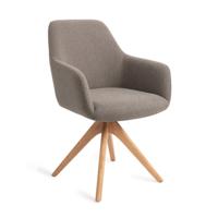 Jesper Home Eetkamerstoel 'Hiroo' Revolve Oak Natural, kleur Foggy Fusion