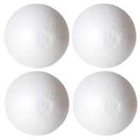 Piepschuim hobby vormen DIY ballen - 4x - styropor bollen - 15 cm