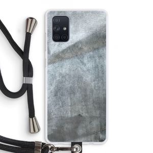 Grey Stone: Samsung Galaxy A71 Transparant Hoesje met koord