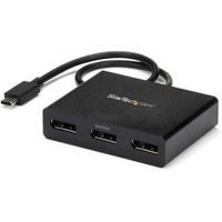 StarTech.com USB-C naar DisplayPort multi-monitor video splitter 3 poorts MST hub - thumbnail