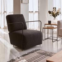 Kave Home Fauteuil 'Gamer' Teddy, kleur Zwart