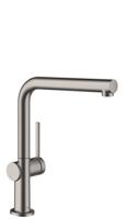 Hansgrohe Talis M54 ééngreeps keukenmengkraan 270, Brushed Black Chrome