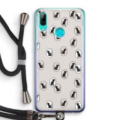 Miauw: Huawei P Smart (2019) Transparant Hoesje met koord