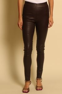 Enes ENES - Angel Legging Plonge Stretch Bordeaux - Bordeaux