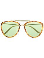Gucci Eyewear lunettes de soleil à monture aviateur - Tons neutres