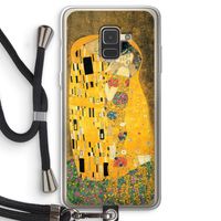 Der Kuss: Samsung Galaxy A8 (2018) Transparant Hoesje met koord