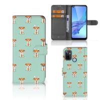 OPPO A53 | OPPO A53s | Telefoonhoesje | Met pasjeshouder | Pups