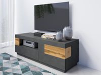 TV-meubel SILAC 1 klapdeur 2 lades matera/wotan eik - thumbnail