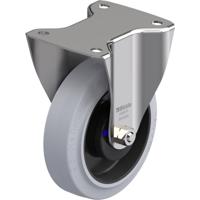 Blickle BX-POEV 160XKA-SG-GKN RVS bokwiel Wieldiameter: 160 mm Draagvermogen (max.): 400 kg 1 stuk(s)