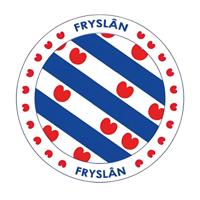 Friesland vlag print bierviltjes