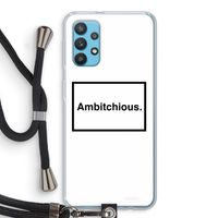 Ambitchious: Samsung Galaxy A32 4G Transparant Hoesje met koord