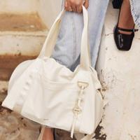 Schoudertas creme- 40 x 30 x 20 cm - MŌSZ Sandy M