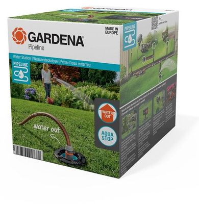 Gardena 8266-20 waterslangkoppeling Kraanaansluiting Zwart, Blauw 1 stuk(s)