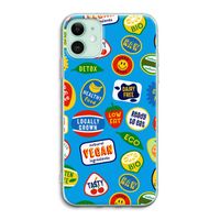 Fruitsticker: iPhone 11 Transparant Hoesje