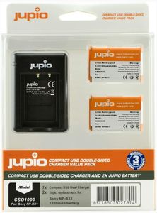 Jupio CSO1000 batterij-oplader Batterij voor digitale camera's USB