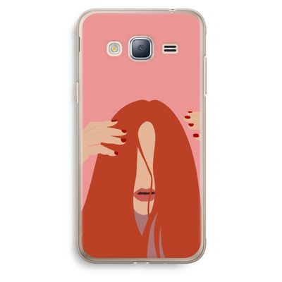 Woke up like this: Samsung Galaxy J3 (2016) Transparant Hoesje
