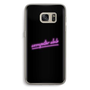 Vice Black: Samsung Galaxy S7 Transparant Hoesje