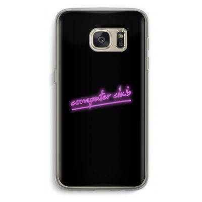 Vice Black: Samsung Galaxy S7 Transparant Hoesje