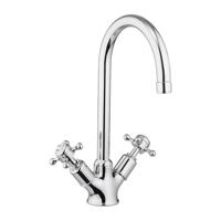 Crosswater Belgravia Keukenkraan - kruisgreep - chroom BL711DC