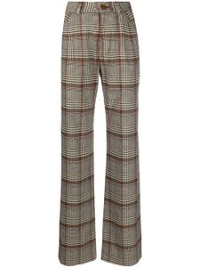 Vivienne Westwood pantalon droit à carreaux - Marron